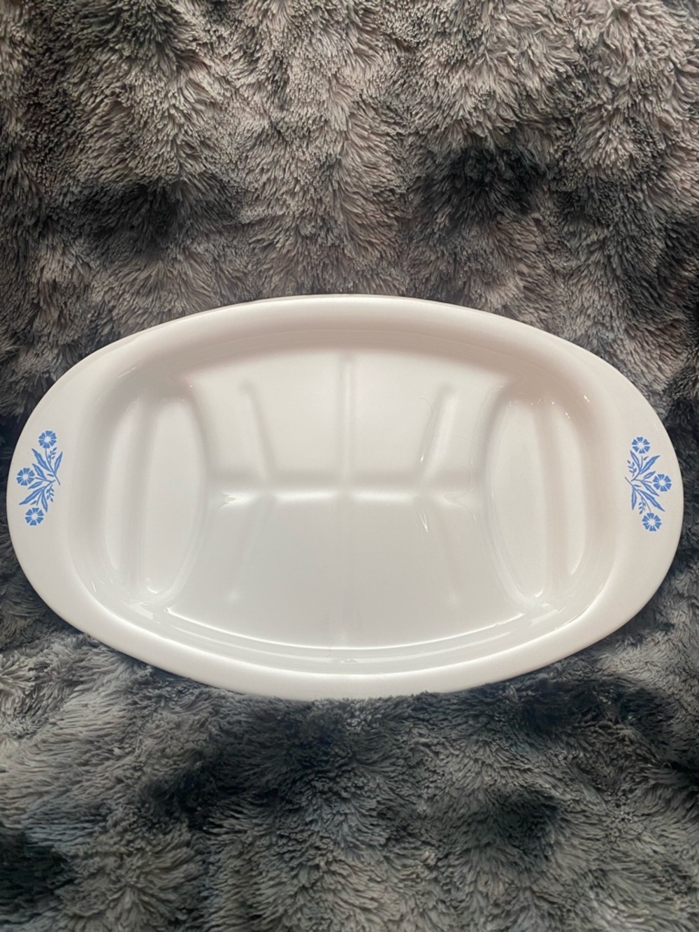 Vintage Blue  Cornflower Corning Ware Platter